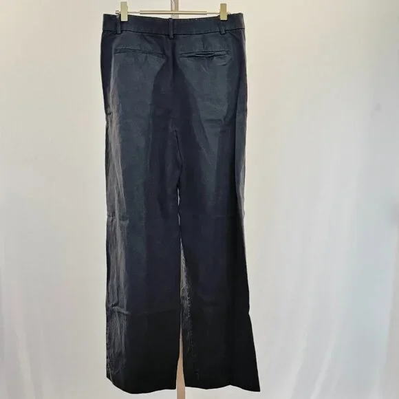 Madewell Black Slouchy Straight Pants in Drapey Twill - Picture 3 of 5